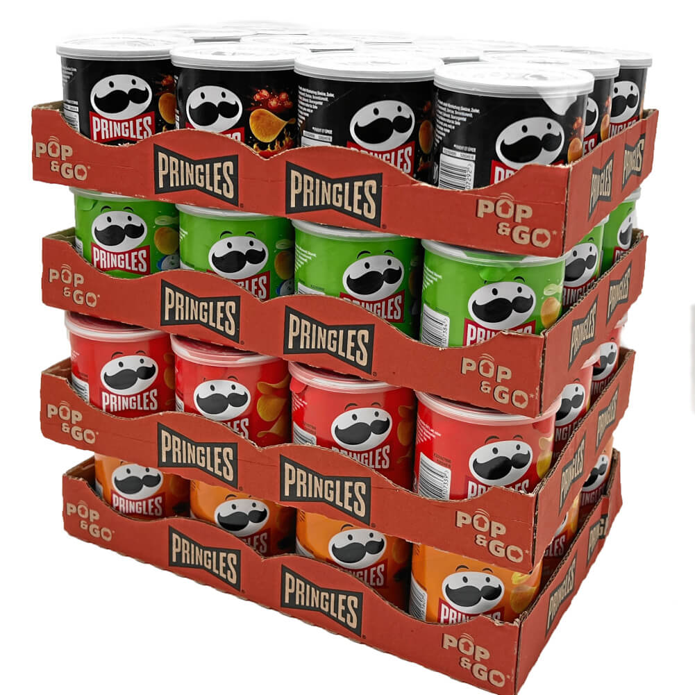 Pringles Chips Kombi Mixsorten 4x12er